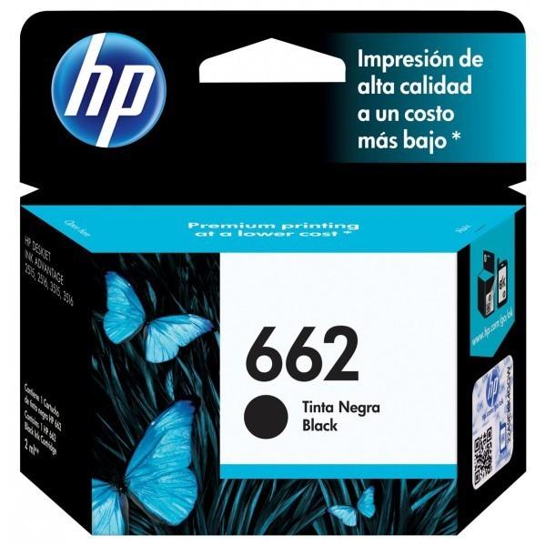 TINTA HP CZ103AL 662 NEGRO RETAIL
