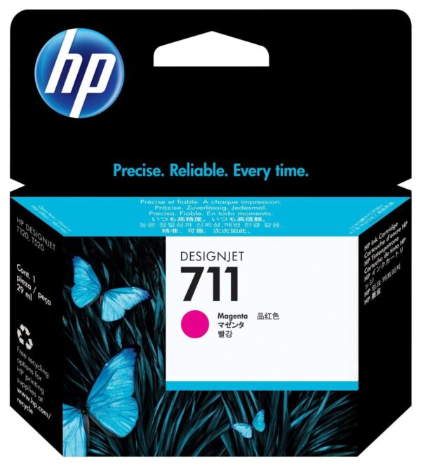 TINTA HP CZ131A MAGENTA 711