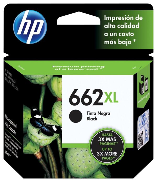 TINTA HP CZ105AL 662XL NEGRA RETAIL