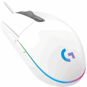 MOUSE Logitech gaming G203 blanco 6 botones