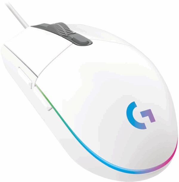 MOUSE LOGITECH GAMING G203 BLANCO