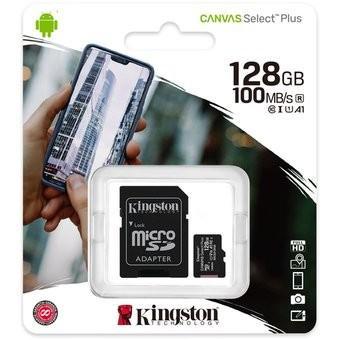 MICRO SD 128GB KINGSTON XC CANVAS SELECT PLUS 100R