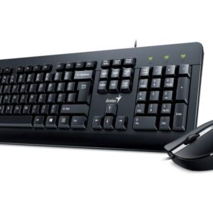 KIT TECLADO + MOUSE USB GENIUS KM-160 ERGONOMICO