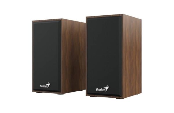 PARLANTEUSB 3.5mm GENIUS SP-HF180 2.0 COLOR MADERA ALIMENTACION USB