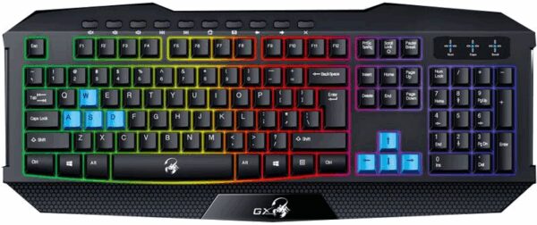 TECLADO USB RGB GENIUS SCORPION GAMING K215