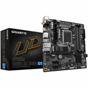 PLACA MADRE GIGABYTE B760M DS3H AX LGA1700 DDR4 mATX - Imagen 1