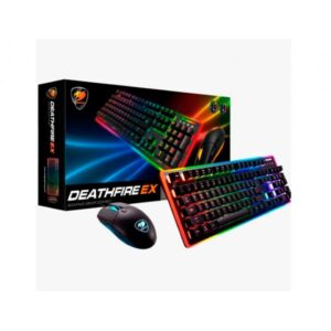 KIT TECLADO + MOUSE USB RGB COUGAR DEATHFIRE EX - Imagen 1