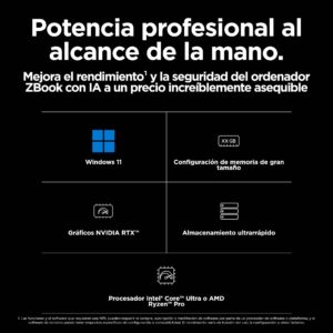 Notebook HP Zbook Power G11 16in Ryzen 7 8845HS 32GB 1TB SSD W11PRO - Imagen 5