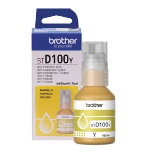 TINTA BROTHER BTD-100 YELLOW - Imagen 1
